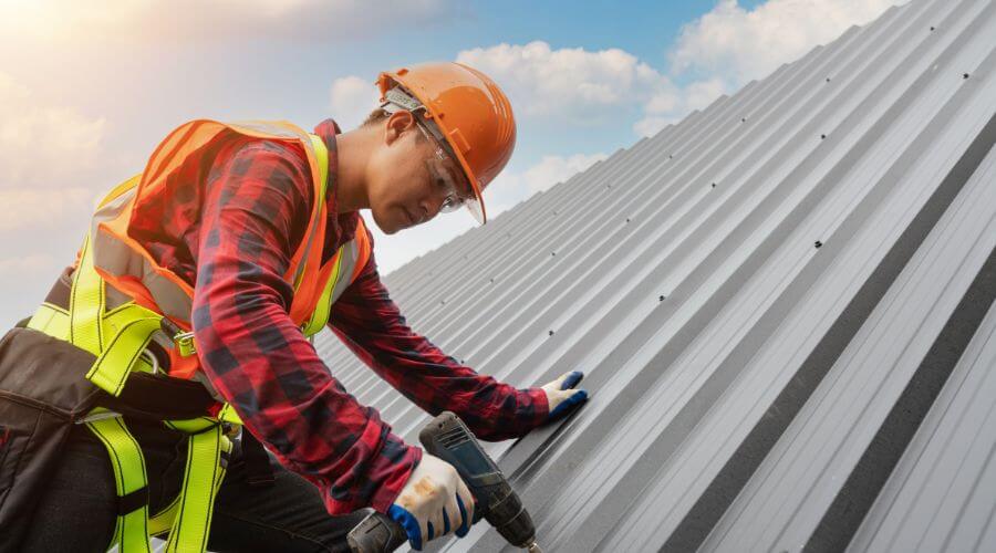Professional metal roof installation in New Leipzig, ND